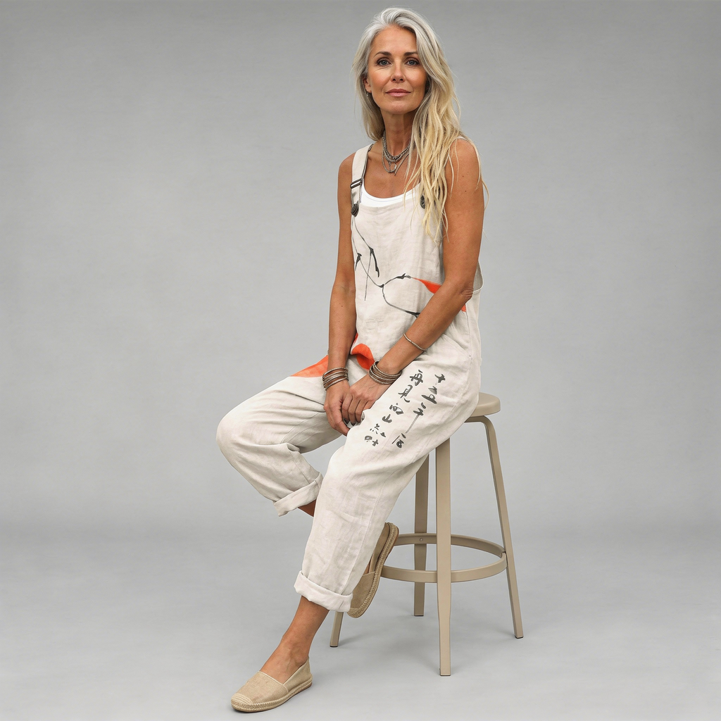 Printed Wide-Leg Jumpsuit — image 2