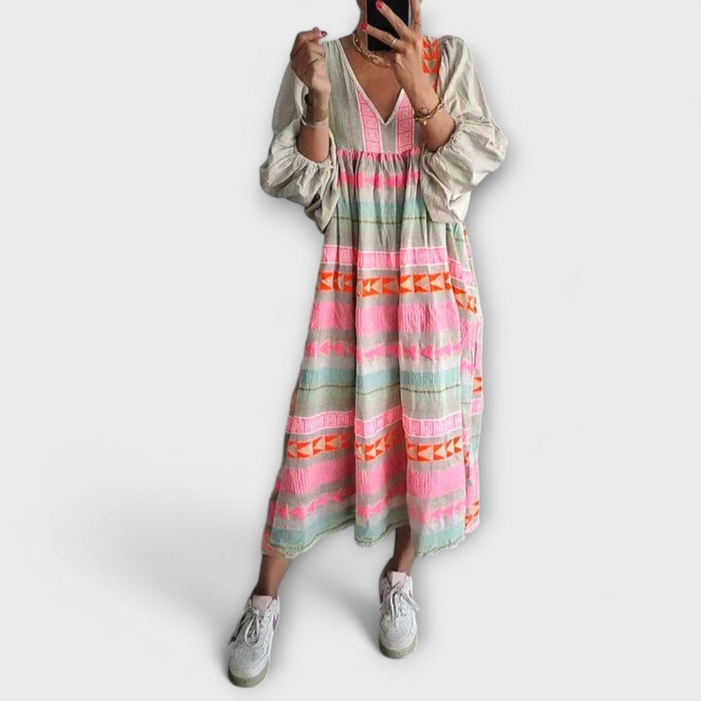 Diana™ | Colorful A-line Dress