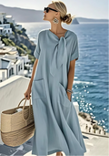 Ella™ - Dress with Accessory around the Neck