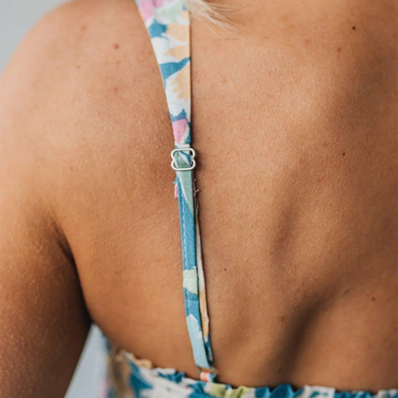 Light, floaty summer dress with an elasticated upper and airy skirt in a soft, feminine style