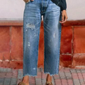 FEMINA | Retro Straight-Leg Jeans for Women
