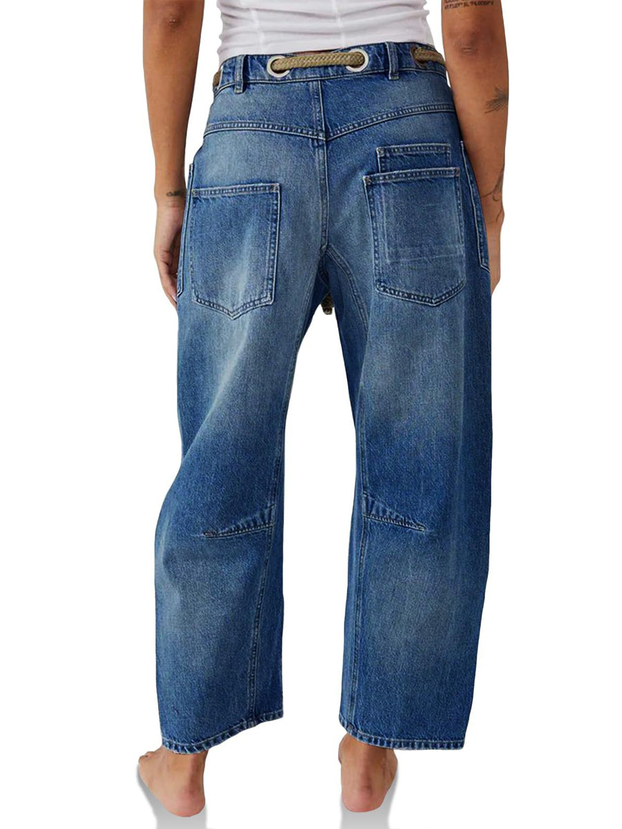 Margaret | Patchwork Jeans with Cord
