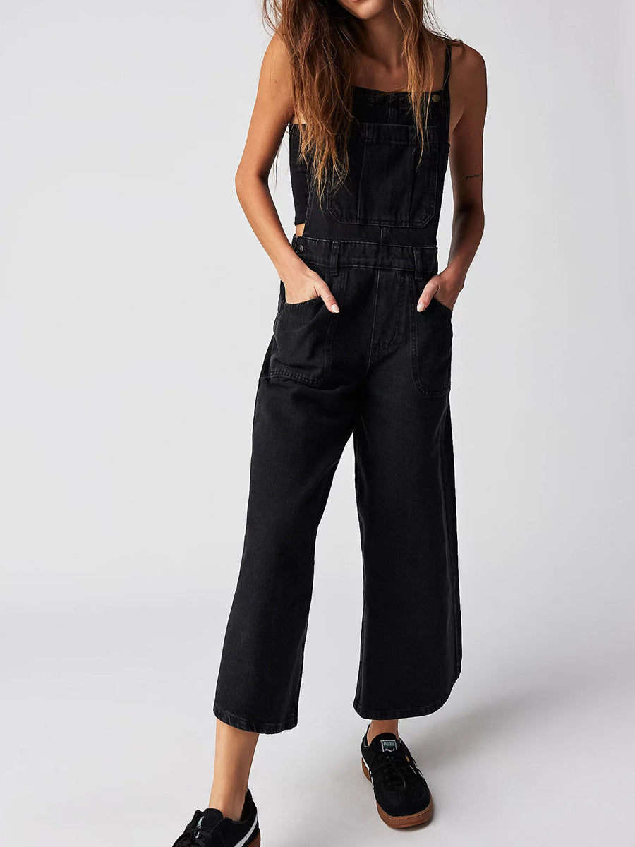 Elizabeth | Jumpsuit with Straps and Wide Leg