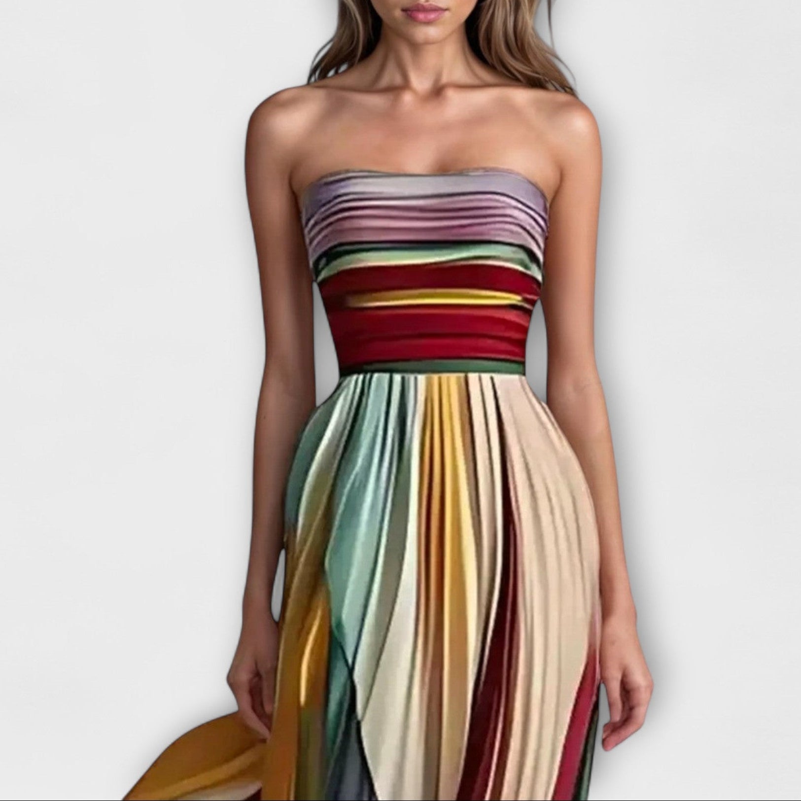 Liva™ - Long Dress Made from High-Quality Fabric